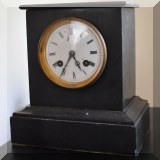 DC08. Slate case mantle clock.